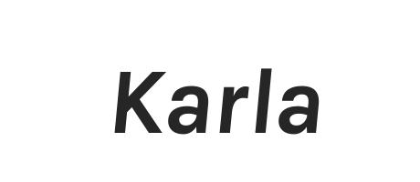 Karla - Font Family (Typeface) Free Download Ttf, Otf - Fontmirror.com