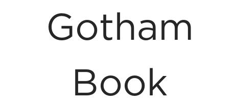 Gotham Book Font Family Typeface Free Download Ttf Otf Fontmirror Com