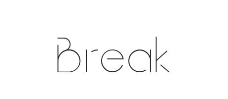 Breaking Font