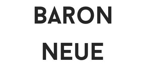 Baron Neue - Font Family (Typeface) Free Download Ttf, Otf - Fontmirror.com