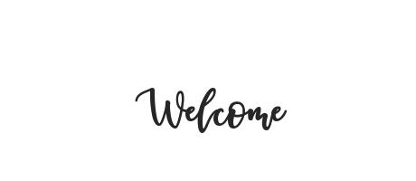 Welcome Font