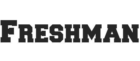 Freshman Font