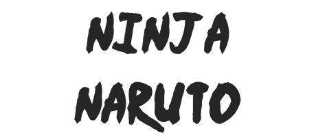 Fonte Ninja Naruto - Baixar