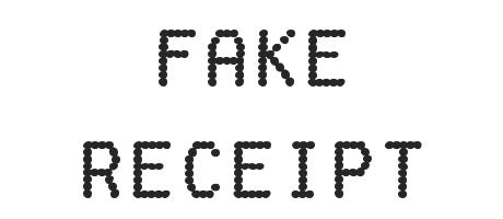 Fake Receipt - Font Family (Typeface) Free Download TTF, OTF ...