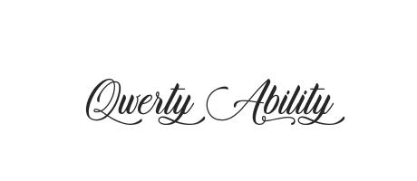 Qwerty Ability Script Font - Download Free Font