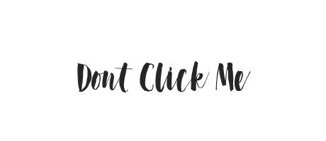 Don't Click Me wedding script font By Ian Irwanwismoyo