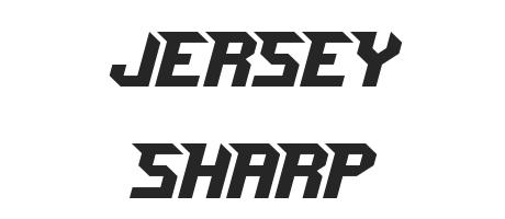 jersey sharp font