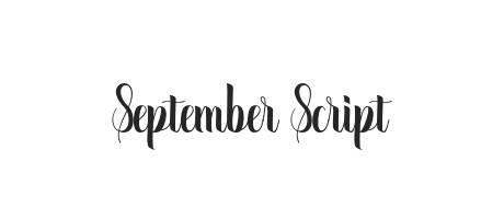 Featured image of post September Calligraphy Font - Designed and released by borja fernandez.