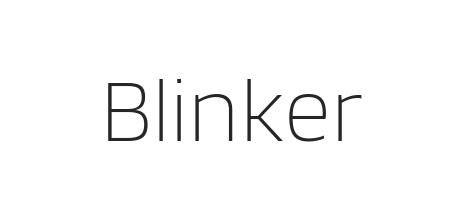 Blinker Font Family Typeface Free Download Ttf Otf Fontmirror Com
