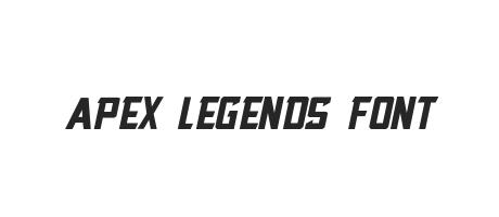 Apex Legends Font Download