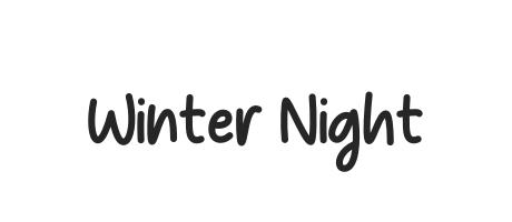 Winter Night - Font Family (Typeface) Free Download TTF, OTF ...