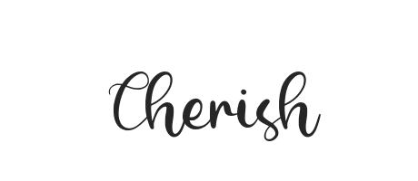 Cherish Today Font