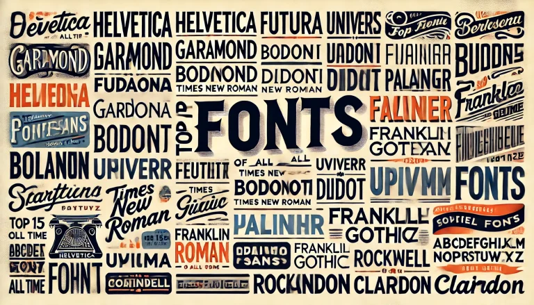 Top 15 fonts of all time – with download links