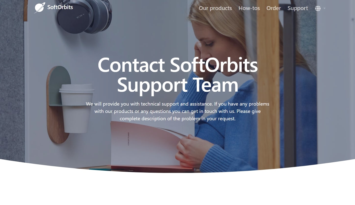 Softorbits Interface How SoftOrbits markets its AI tools to both photographers and ...