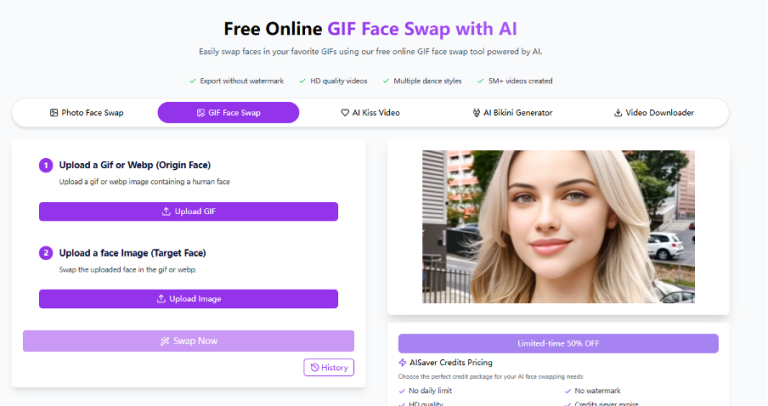 GIF Face Swap AI