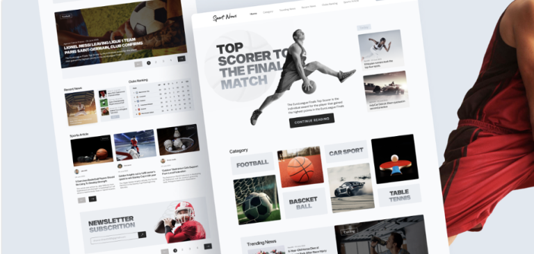 Modern Sports Websites