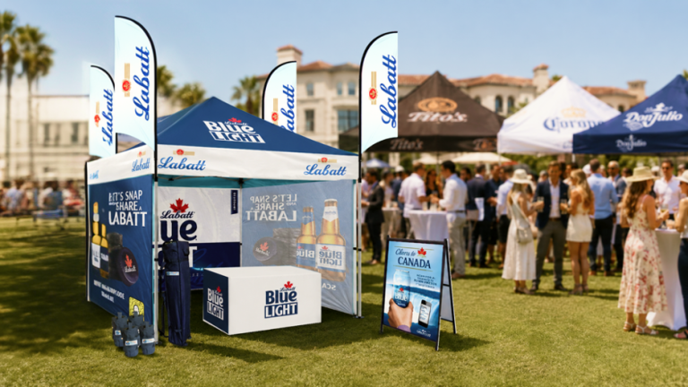 Fonts for Trade Show Tents and Displays