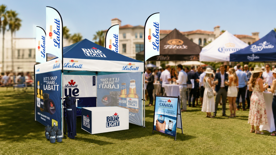 Fonts for Trade Show Tents and Displays