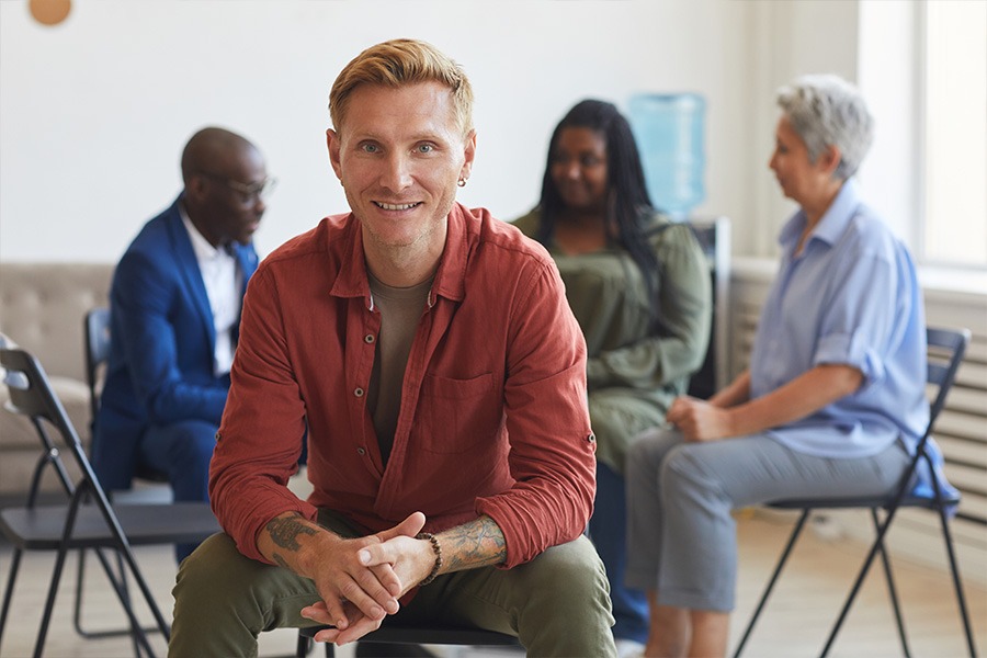 man sitting