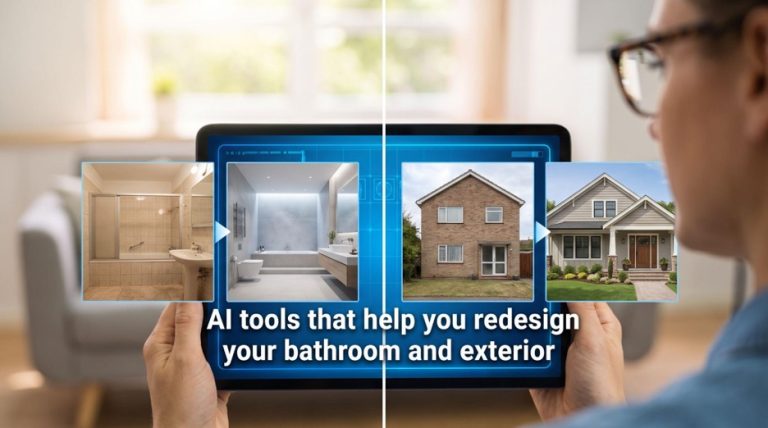 AI bathroom design tool