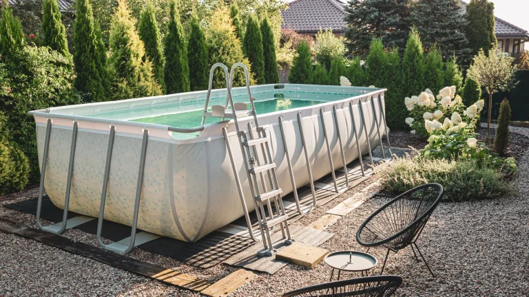 above ground pool base