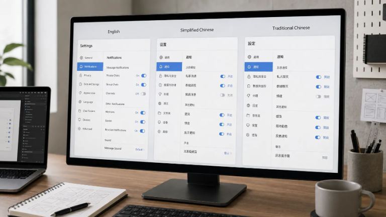 Chinese Text Across Desktop and Mobile Interfaces