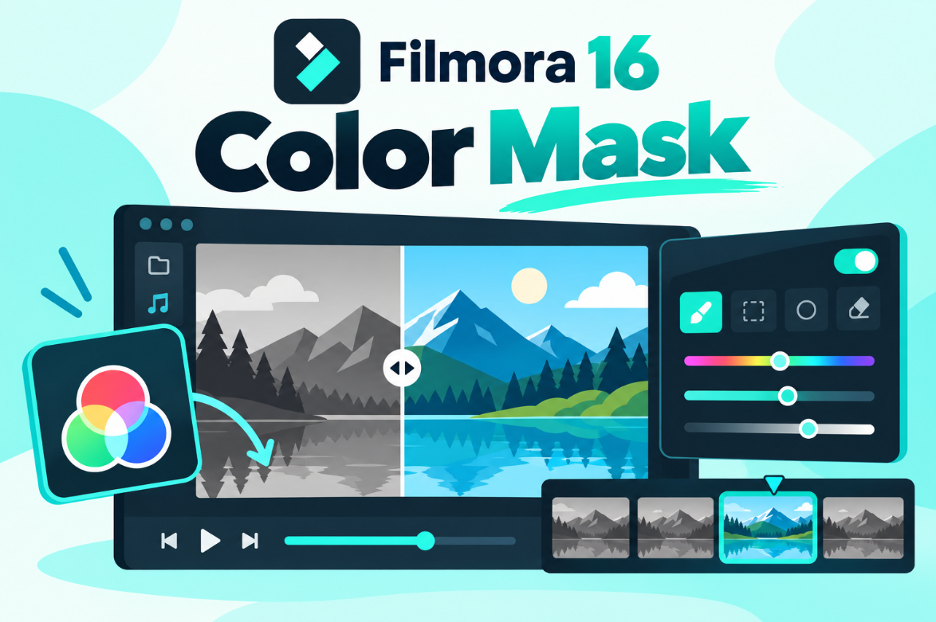 Filmora 16 Color Mask
