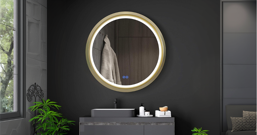 Right Round LED Mirror