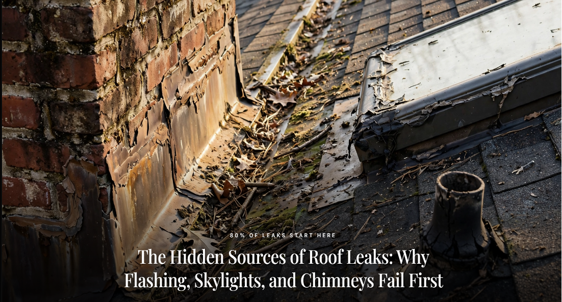 The Hidden Sources of Roof Leaks